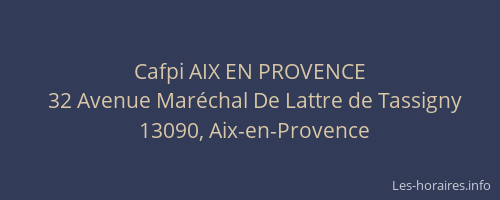 Cafpi AIX EN PROVENCE