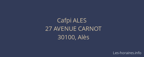 Cafpi ALES