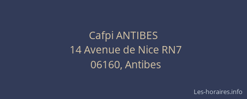 Cafpi ANTIBES