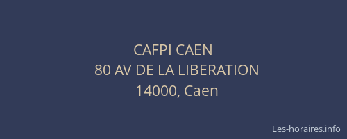 CAFPI CAEN