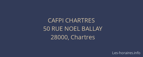 CAFPI CHARTRES