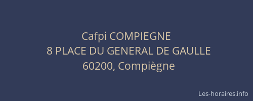 Cafpi COMPIEGNE