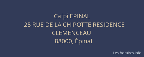 Cafpi EPINAL
