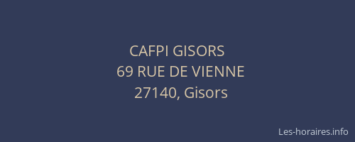 CAFPI GISORS