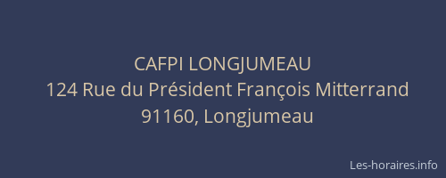 CAFPI LONGJUMEAU