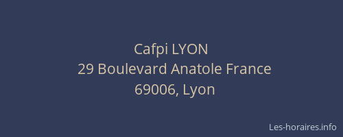 Cafpi LYON