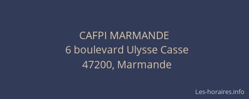 CAFPI MARMANDE