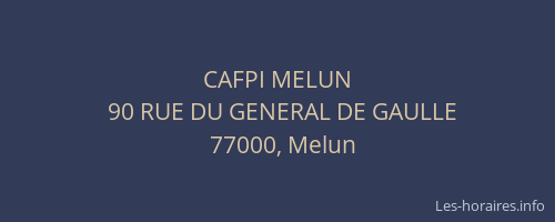 CAFPI MELUN