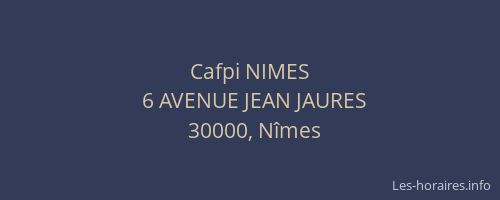 Cafpi NIMES