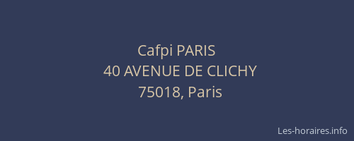 Cafpi PARIS