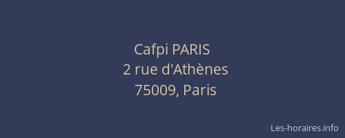 Cafpi PARIS