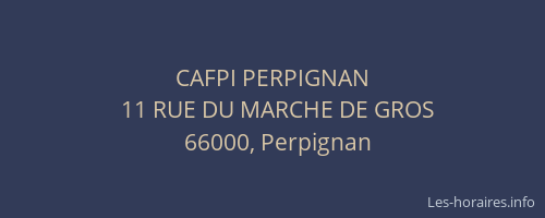 CAFPI PERPIGNAN