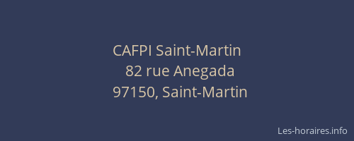 CAFPI Saint-Martin