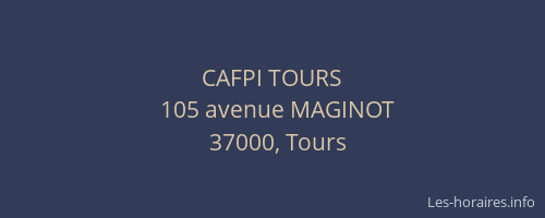 CAFPI TOURS