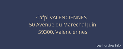 Cafpi VALENCIENNES