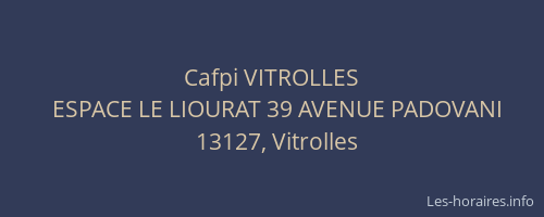 Cafpi VITROLLES