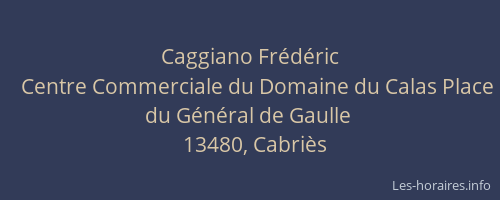 Caggiano Frédéric