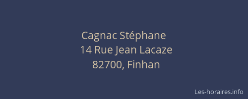 Cagnac Stéphane