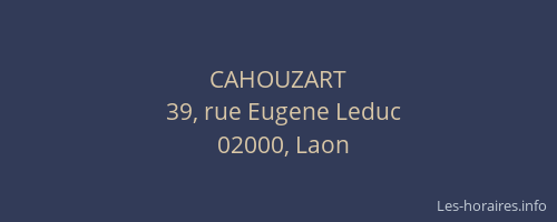 CAHOUZART