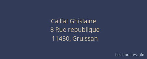 Caillat Ghislaine