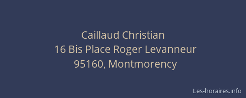 Caillaud Christian