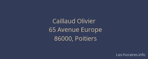 Caillaud Olivier