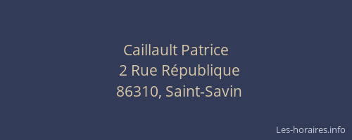 Caillault Patrice