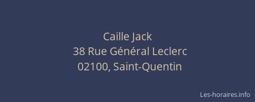 Caille Jack