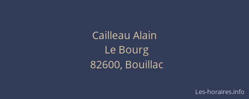 Cailleau Alain