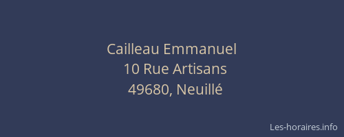Cailleau Emmanuel