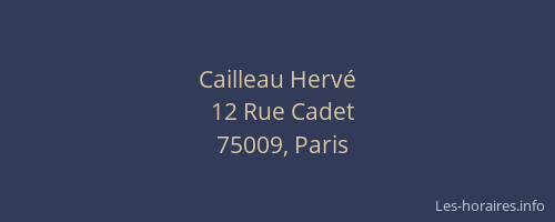 Cailleau Hervé