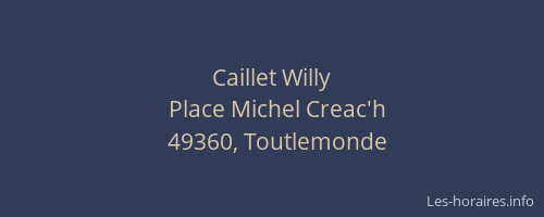 Caillet Willy