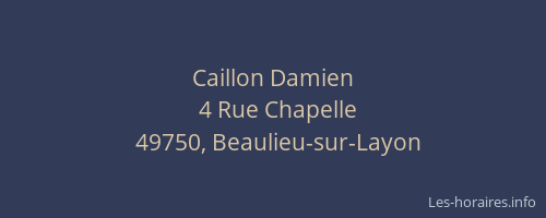 Caillon Damien