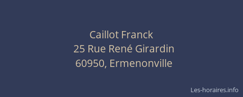 Caillot Franck