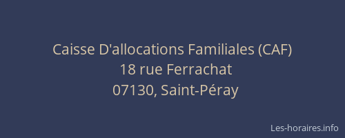 Caisse D'allocations Familiales (CAF)