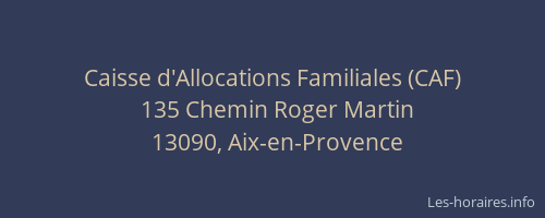 Caisse d'Allocations Familiales (CAF)