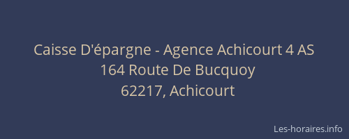 Caisse D'épargne - Agence Achicourt 4 AS