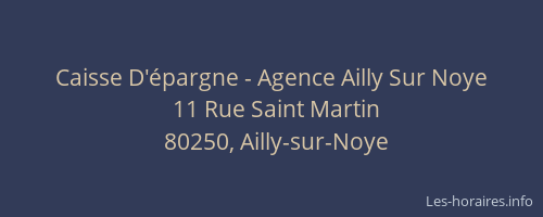 Caisse D'épargne - Agence Ailly Sur Noye