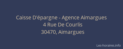 Caisse D'épargne - Agence Aimargues