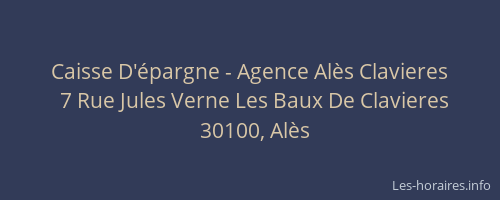 Caisse D'épargne - Agence Alès Clavieres