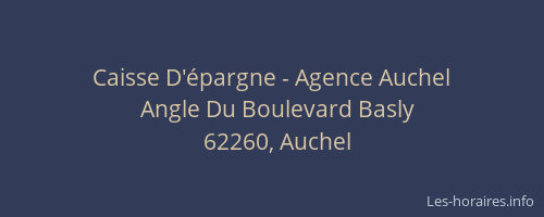 Caisse D'épargne - Agence Auchel
