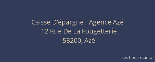 Caisse D'épargne - Agence Azé
