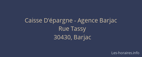Caisse D'épargne - Agence Barjac