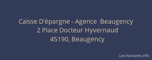 Caisse D'épargne - Agence  Beaugency