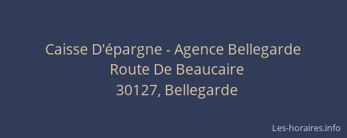 Caisse D'épargne - Agence Bellegarde
