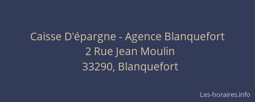 Caisse D'épargne - Agence Blanquefort