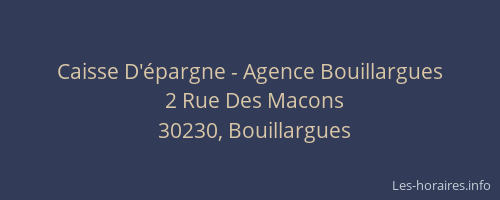 Caisse D'épargne - Agence Bouillargues