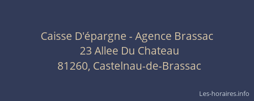 Caisse D'épargne - Agence Brassac