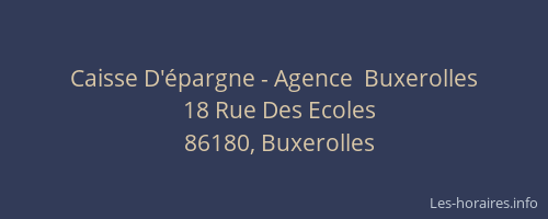 Caisse D'épargne - Agence  Buxerolles