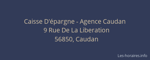 Caisse D'épargne - Agence Caudan